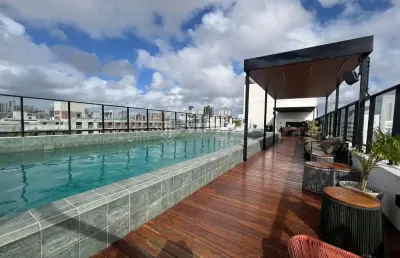 Flat mobiliado para alugar no jardim oceania – 100 metros da praia do bessa