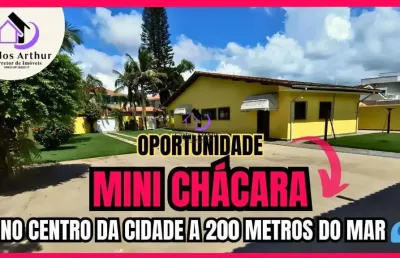 Casa estilo chácara no centro de itanhaém a 200 metros do mar