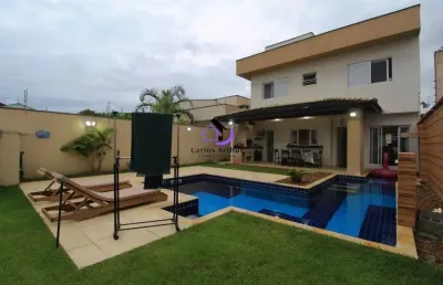 Casa no cibratel com modernidade e 4 quartos sendo suite oportunidade