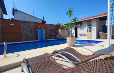 Casa dos sonhos em itanhaem localizado no cibratel ii lado praia.