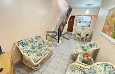 Cobertura duplex praia grande em ubatuba-sp com 3 dormitórios,sendo 2 suítes,varanda gourmet com churrasqueira,2 vagas de garagem