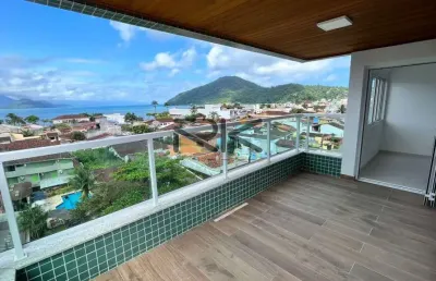 Cobertura no itaguá com 3 dormitórios sendo 2 suítes,sala 2 ambientes,cozinha,varanda gourmet com churrasqueira,vista para o mar