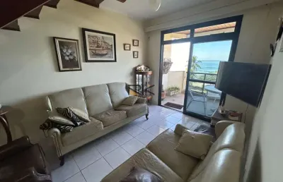 Cobertura duplex praia grande em ubatuba-sp com 3 dormitórios,sendo 2 suítes,varanda gourmet com churrasqueira,2 vagas de garagem