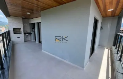 Apartamento no itaguá com 2 suítes,1 lavabo, 1 vaga de garagem,varanda gourmet com churrasqueira