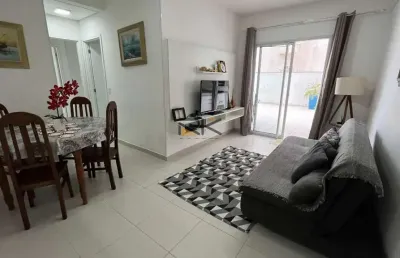 Apartamento praia grande com 2 dormitórios sendo 1 suíte,1 vaga de garagem,varanda gourmet com churrasqueira,sala 2 ambientes