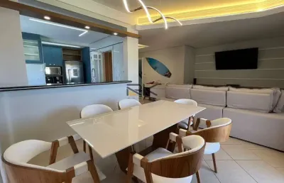 Apartamento praia grande com 3 dormitórios sendo 2 suítes,2 vagas de garagem,varanda gourmet com churrasqueira,sala 2 ambientes