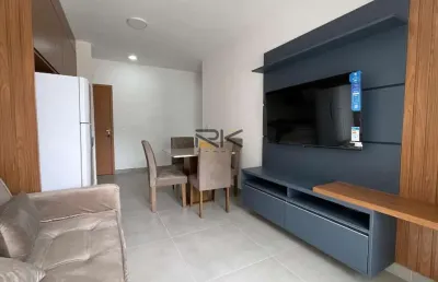 Apartamento à venda na praia grande com 1 dormitório,sala de estar e jantar