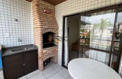 Apartamento praia grande com 2 dormitórios sendo 1 suíte,1 vaga de garagem,varanda gourmet com churrasqueira