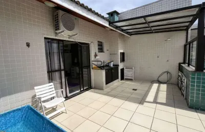 Cobertura duplex bairro do itaguá com 3 dormitórios sendo 2 suíte,varanda gourmet com churrasqueira