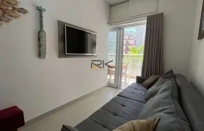 Apartamento com cozinha e sala de estar,1 suite e varanda gourmet