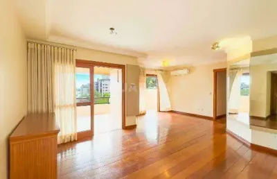 Amplo apartamento semimobiliado com 179 m² na carlos trein!
