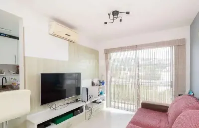Apartamento mobiliado com 2 dormitórios, sendo 1 suíte, para alugar no bairro cristal