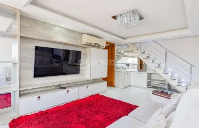 Cobertura com 3 dormitórios, sendo 1 suíte com closet, e 3 vagas de garagem no bairro jardim europa
