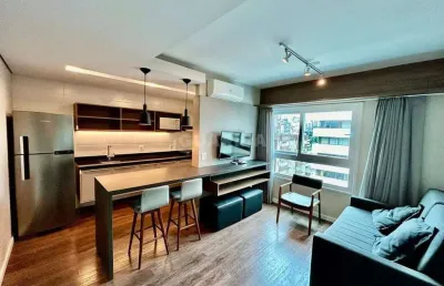 Apartamento mobiliado com 1 dormitório suíte no bairro moinhos de vento