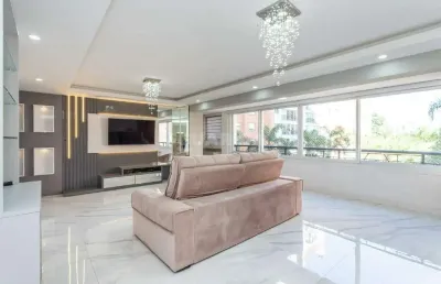 Lindo apartamento mobiliado de 3 dormitórios e 2 vagas de garagem no jardim europa!