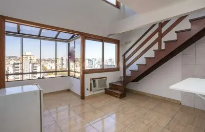 Apartamento estilo loft, com 1 dormitório, e 1 vaga de garagem, no bairro petrópolis - porto alegre/rs