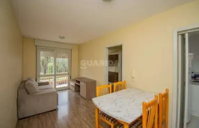 Apartamento mobiliado com 1 dormitório e 1 vaga de garagem, no bairro cristo redentor