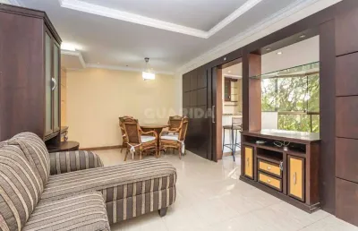 Apartamento mobiliado de 3 dormitórios, sendo 1 suíte, e 2 vagas de garagem no bairro auxiliadora.