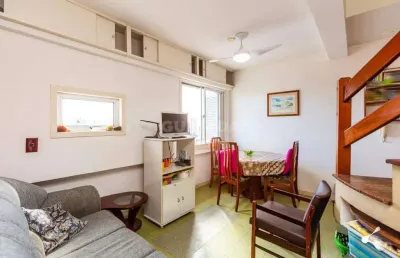 Cobertura semimobiliada com 2 dormitórios no bairro centro histórico - porto alegre/rs