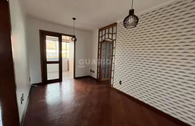 Apartamento com 2 dormitórios, sacada, churrasqueira, e 1 vaga de garagem no bairro jardim lindoia