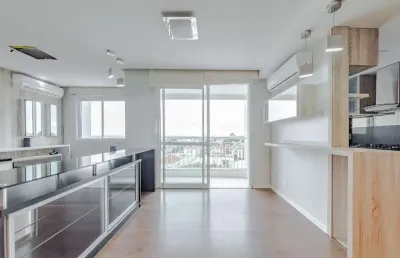 Apartamento semi mobiliado com 2 dormitórios sendo 1 suíte no bairro jardim lindóia.