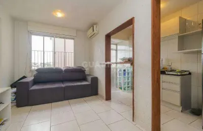 Apartamento com 1 dormitório para alugar no bairro cristal.