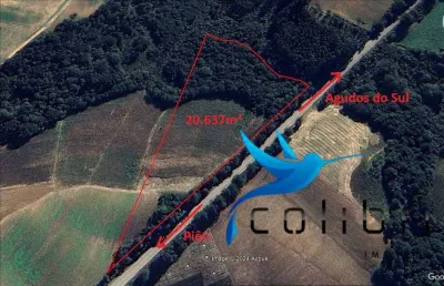 Ótimo terreno para chácara, moradia ou lavoura proximo a agudos do sul