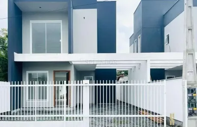 Casa com 3 dormitórios (1 suíte) à venda, 99 m² - tapajós - indaial/sc