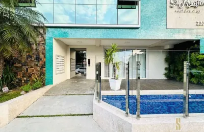 Apartamento mobiliado à venda com 2 suítes e 2 vagas no bairro das nações - inda