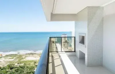 Apartamento novo à venda com 4 suítes e 4 vagas em meia praia - itapema/sc