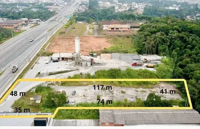 Terreno com aprox. 5.000 m,2 para alugar nas margens da br 470 - indaial/sc