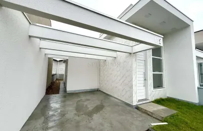 Casa à venda com 2 dormitórios no bairro benedito em indaial - sc