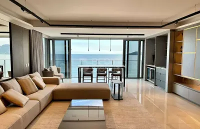 Apartamento 04 suítes alto padrão a venda frente mar balneário camboriú