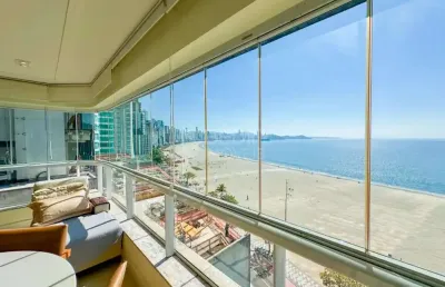 Apartamento 03 suítes frente mar a venda balneário camboriú summer beach