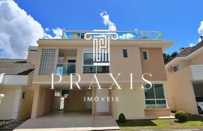 Casa em condomínio fechado com 4 quartos à venda na rua antônio turíbio teixeira braga, 136, santa felicidade, curitiba, 354 m2 por r$ 1.950.000
