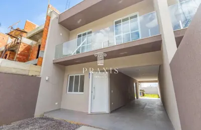 Casa em condomínio fechado com 3 quartos à venda na rua arapongas, 1602, alto tarumã, pinhais, 157 m2 por r$ 899.000