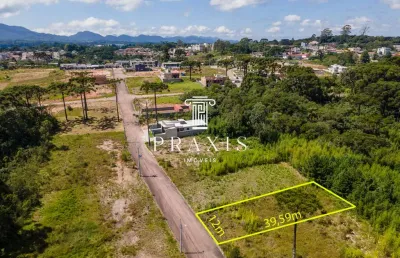 Terreno à venda na rua pedro câmbio cortiano, 60, jardim orestes thá, quatro barras por r$ 320.000