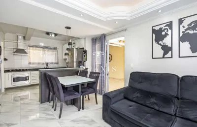 Casa com 3 quartos à venda na rua odete laura foggiato, 865, atuba, curitiba, 103 m2 por r$ 680.000