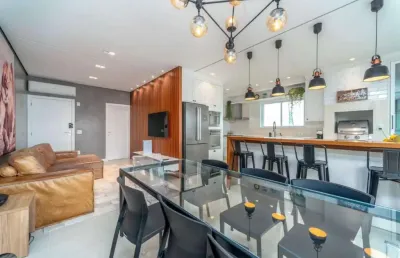 Apartamento mobiliado e decorado - 3 suítes - em andar alto - área de lazer completa - barra norte - balneário camboriú/sc