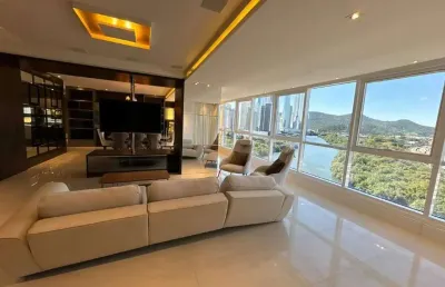 Locação anual - apartamento mobiliado e decorado - vista mar - 4 suítes - 3 vagas - área de lazer completa