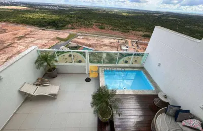 Apartamento cobertura - venda - condomínio brasil beach - ribeirão do lipa - cuiabá/mt