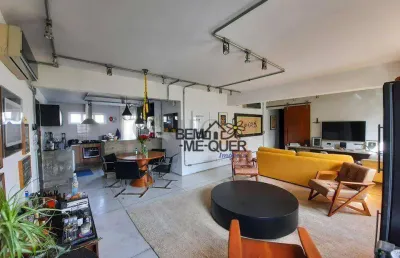 Apartamento mobiliado com 1 suíte à venda, 117 m² em frente ao pq. do povo - chácara itaim - são paulo
