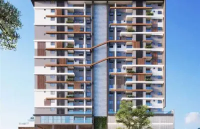 Em construção - apartamento com 02 suítes, com 62m² no tabuleiro/camboriú