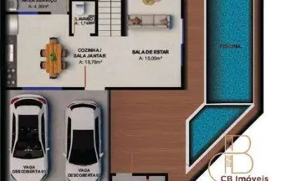 Sobrado novo, com 03 suítes, no bairro são francisco