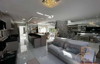 Excelente casa mobiliada em condomínio fechado - barra/balneário camboriú