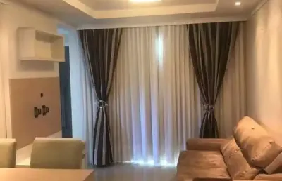 Excelente apartamento mobiliado em condomínio fechado, camboriú