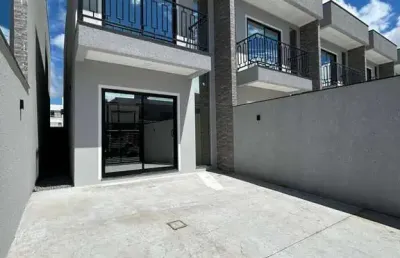 Excelente sobrado moderno e pronto para morar no bairro rio pequeno