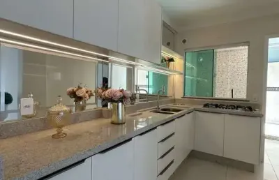 Locação - amplo apartamento diferenciado, 1 suíte + 1 dormitório e 2 vagas