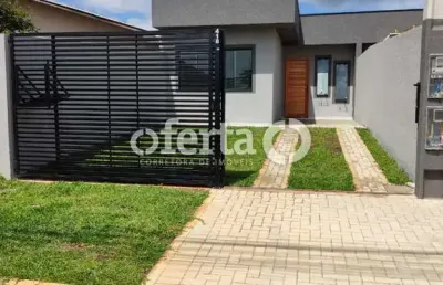 Casa com 3 quartos à venda no passauna, araucária , 69 m2 por r$ 490.000