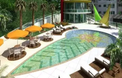 Apartamento bem localizado - condomínio com mais de 10 mil m2  de área de lazer